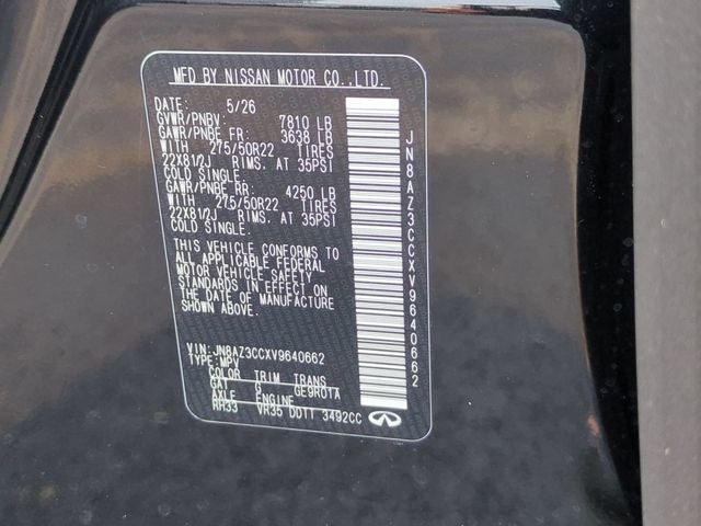 2027 INFINITI QX80 AUTOGRAPH