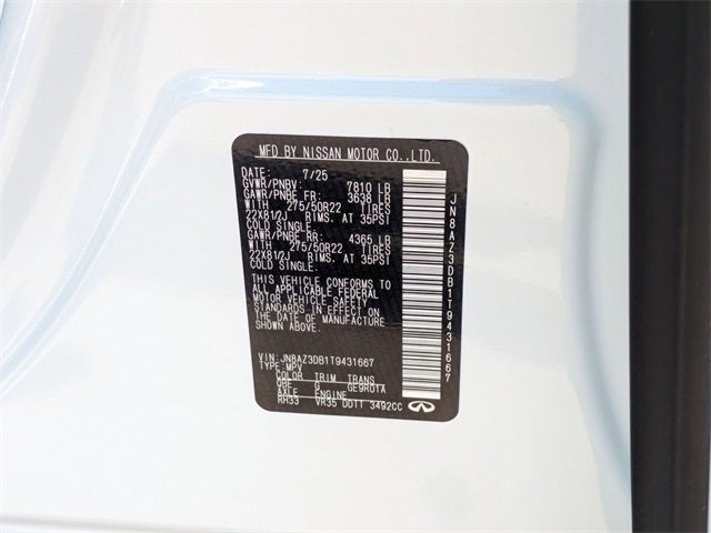 2026 INFINITI QX80 SPORT