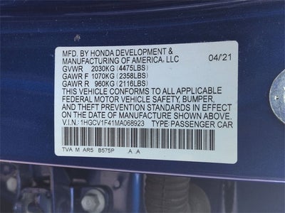 2021 Honda Accord Sport Special Edition