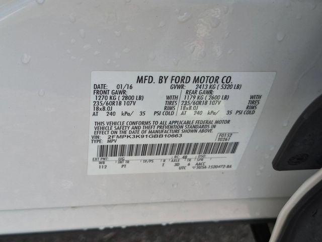 2016 Ford Edge Titanium