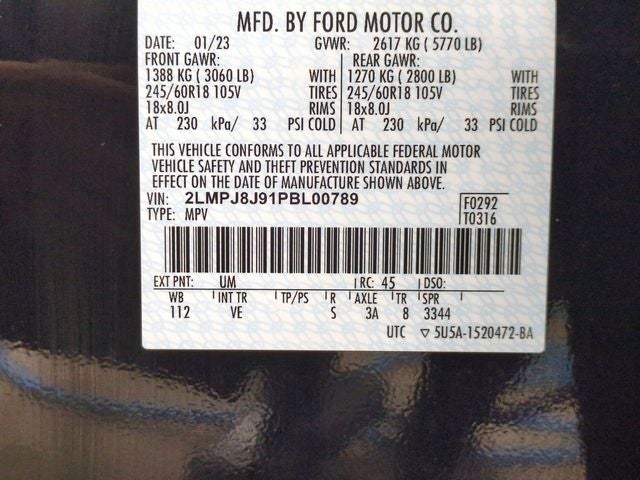 2023 Lincoln Nautilus Standard AWD!