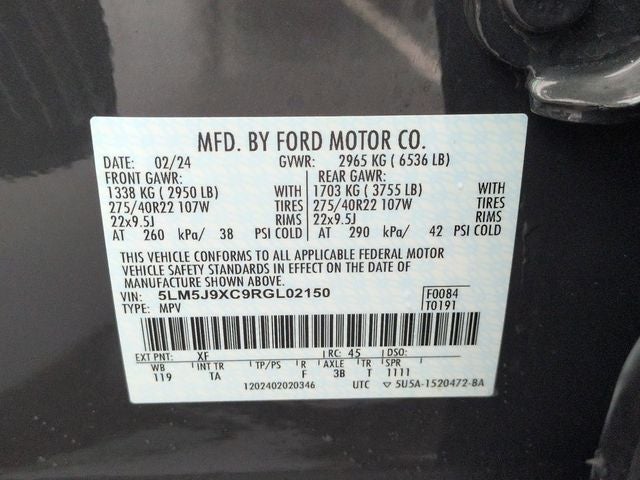 2024 Lincoln Aviator Black Label AWD