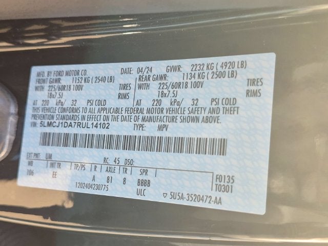 2024 Lincoln Corsair Premiere AWD