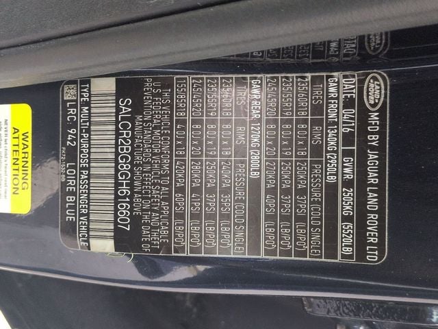 2016 Land Rover Discovery Sport HSE 4X4