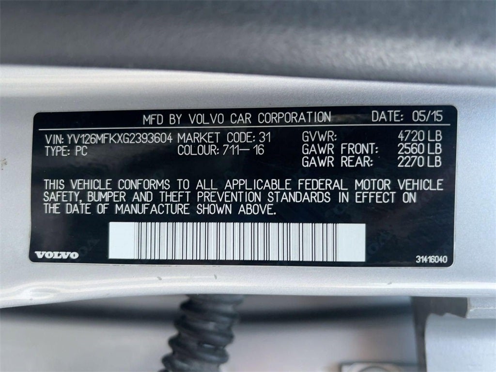 2016 Volvo S60 T5 Drive-E Premier