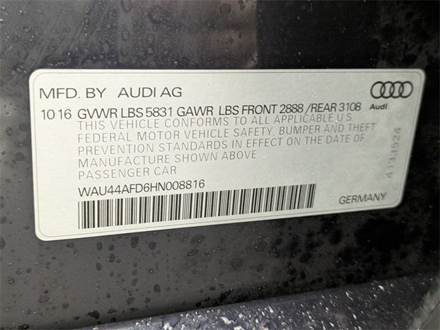 2017 Audi A8 L 3.0T quattro