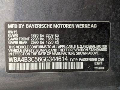 2016 BMW 4 Series 435i Gran Coupe